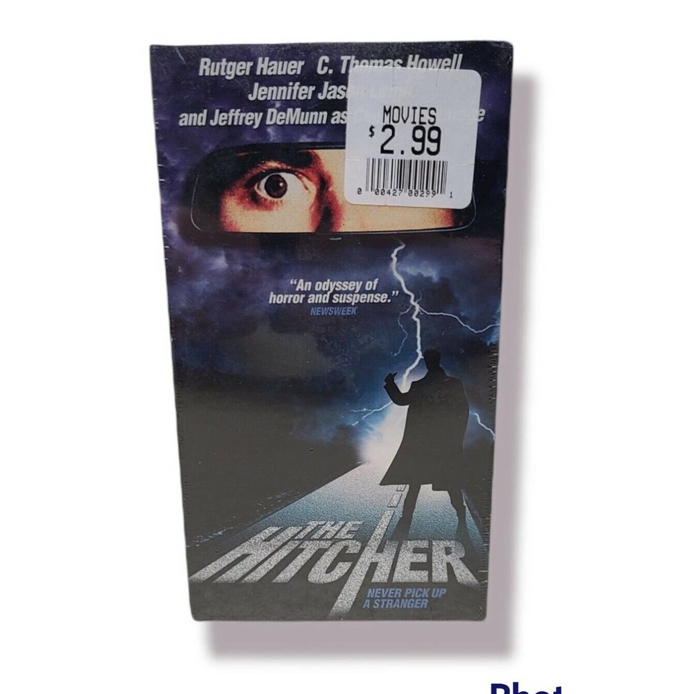 RARE The Hitcher VHS New & Sealed Horror Thriller Movie